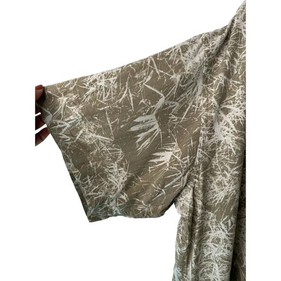 Pendleton Men's Shirt Tan Silk Beachy Resort Button Down Short Sleeve Size XL - Picture 4 of 8